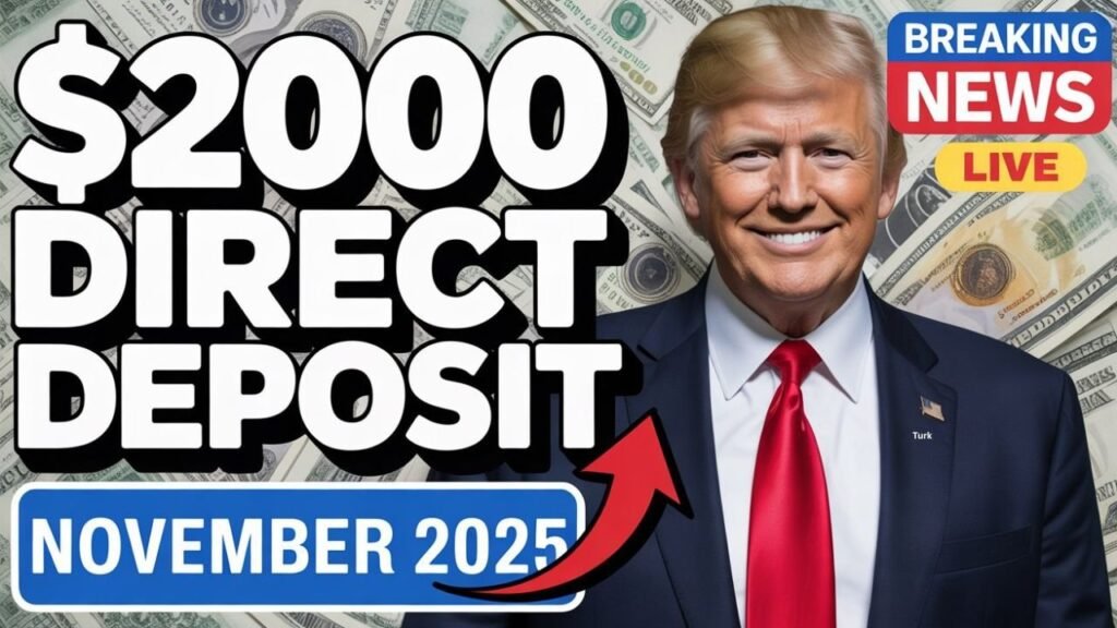$2,000 Direct Deposit for US Citizens in November 2025