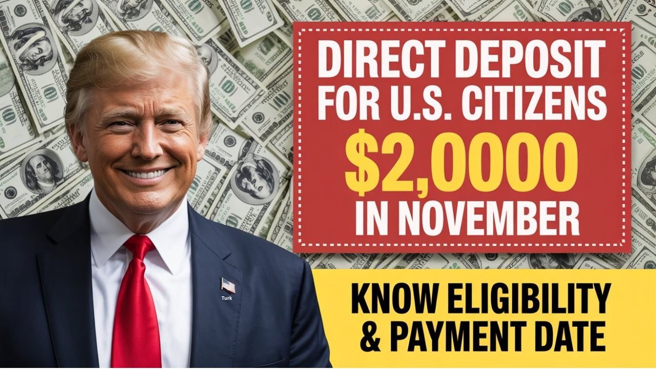 $2,000 Federal Direct Deposit Payment Is Coming in November 2025