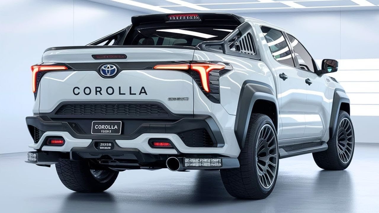 First Look at the 2025 Toyota Corolla Pickup Truck: Compact Size, Big Surprises! Design, Smart Technology, Mileage, & Price
